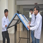 Students Reading Newspaper